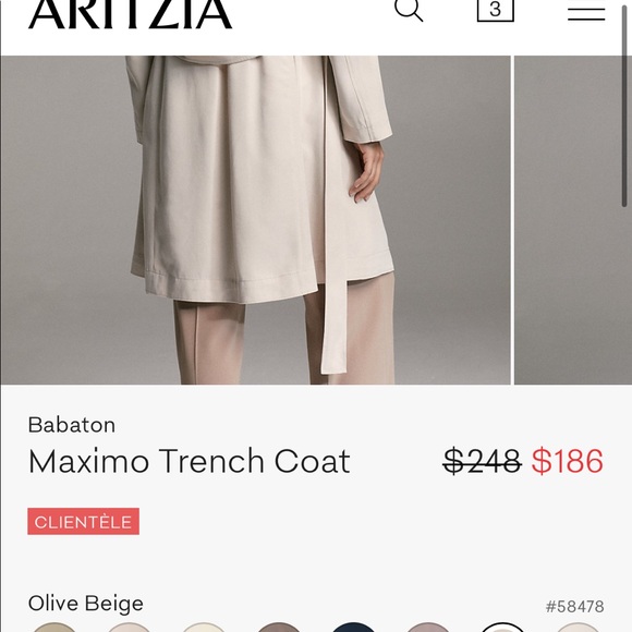 Aritzia spring trench coat - Picture 10 of 10